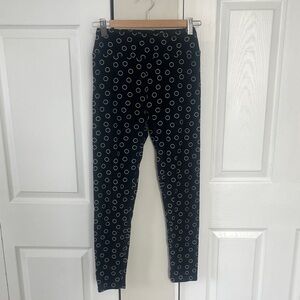 LuLaRoe Black and White Patterned Leggings